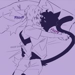 Rating: s
ID: 5575115
Date: 2025-05-15 20:25:32 -0400
Status: active
Score: 11
2025 4_fingers :3 ambiguous_gender anthro bed black_body black_fur bottomwear clothed clothed_anthro clothed_female clothing digital_drawing_(artwork) digital_media_(artwork) domestic_cat duo eyebrows eyes_closed felid feline felis female female_anthro fingers fur furniture hand_holding heart_symbol hi_res hug kinky_hair lagomorph leporid long_ears lying lying_on_bed mammal monochrome noir_(noirzvault) noire_(noirzvault) noirzvault nonbinary_(lore) on_bed open_:3 pillow rabbit shirt short_snout short_tail shorts t-shirt tail text topwear post #5575115