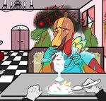 Rating: s
ID: 5584216
Date: 2025-05-19 16:51:51 -0400
Status: pending
Score: 0
absurd_res ambiguous_gender anthro banana beak bird_wyvern black_smoke blue_body blue_clothing blue_dress blue_feathers blue_scales bodily_fluids booth_seating brown_body brown_skin brute_wyvern capcom chandelier checkered checkered_floor clothing countertop crimson_qurupeco crimsontyd curtains cutlery date dessert deviljho dress eyeshadow faceless_character feathers first_person_view food fruit furniture glowing glowing_eyes green_body green_scales group hi_res honk human ice_cream kitchen_utensils laugh looking_at_viewer looking_back looking_back_at_viewer makeup male male/male mammal monster_hunter orange_body orange_scales plant qurupeco red_body red_electricity red_feathers red_scales savage_deviljho scales scar sharp_teeth shirt smoke spoon stool suit sweat tan_body tan_skin tank_top teeth tools topwear trio wall_(structure) window yellow_body yellow_feathers post #5584216