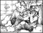 Rating: s
ID: 4027644
Date: 2023-05-02 06:19:58 -0400
Status: active
Score: 13
2023 ambiguous_gender anthro bath_mat bathroom bathtub black_and_white bottomwear canid canine canis clothed clothing covering covering_face domestic_dog drugs duo ears_back fully_clothed hair holding_head mammal medication monochrome o-kemono pain pants pills pivoted_ears sink soap torn_bottomwear torn_clothing torn_pants unknown_species washcloth worried post #4027644