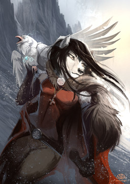 2014 alectorfencer ambiguous_gender anthro arctic_wolf avian beak belt biped bird black_hair black_nose canine cape clothed clothing dema digital_media_(artwork) digital_painting_(artwork) duo dutch_angle falconry feathers feral front_view fully_clothed fur glowing glowing_eyes hair jewelry larger_ambiguous larger_anthro long_hair mammal mountain necklace open_mouth outside portrait red_clothing signature size_difference sky smaller_ambiguous smaller_feral snow snowing standing three-quarter_portrait white_feathers white_fur white_wings wings wolf
Rating: Safe
Score: 11
User: Cash_Banooca
Date: October 21, 2017 2014 alectorfencer ambiguous_gender anthro arctic_wolf avian beak belt biped bird black_hair black_nose canine cape clothed clothing dema digital_media_(artwork) digital_painting_(artwork) duo dutch_angle falconry feathers feral front_view fully_clothed fur glowing glowing_eyes hair jewelry larger_ambiguous larger_anthro long_hair mammal mountain necklace open_mouth outside portrait red_clothing signature size_difference sky smaller_ambiguous smaller_feral snow snowing standing three-quarter_portrait white_feathers white_fur white_wings wings wolf
Rating: Safe
Score: 11
User: Cash_Banooca
Date: October 21, 2017