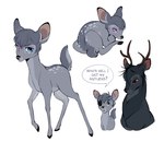 Rating: s
ID: 5398900
Date: 2025-02-26 11:10:23 -0500
Status: active
Score: 23
absurd_res alternate_species antlers black_body black_butler black_fur black_hair black_nose blue_eyes ciel_phantomhive deer dialogue duo english_text eye_patch eyebrows eyewear feral feralized fur grey_body grey_fur grey_hair hair heterochromia hi_res hooves horn male mammal markings question question_mark red_eyes scar sebastian_michaelis simple_background snout speech_bubble spots spotted_body spotted_fur text uneasywolf white_background young post #5398900