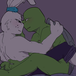 2014 anthro anthro_on_anthro ashitarimai black_eyes blush clothed clothing duo eye_contact fur lagomorph leonardo_(tmnt) male male/male mammal nude purple_background rabbit reptile scalie simple_background teenage_mutant_ninja_turtles topless turtle usagi_yojimbo white_fur
Rating: Safe
Score: 3
User: Mario69
Date: August 19, 2017 2014 anthro anthro_on_anthro ashitarimai black_eyes blush clothed clothing duo eye_contact fur lagomorph leonardo_(tmnt) male male/male mammal nude purple_background rabbit reptile scalie simple_background teenage_mutant_ninja_turtles topless turtle usagi_yojimbo white_fur
Rating: Safe
Score: 3
User: Mario69
Date: August 19, 2017