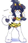 Rating: s
ID: 4581983
Date: 2024-02-06 09:15:39 -0500
Status: active
Score: 28
2024 2:3 4_fingers 4_toes anthro asian_mythology barefoot black_hair blush border_collie braided_hair braided_pigtails breasts canid canine canis claws cleavage clothed clothing club_(weapon) collie costume cotorita cute_fangs digital_media_(artwork) domestic_dog east_asian_mythology fake_horns fangs feet female female_anthro finger_claws fingers floppy_ears fluffy full-length_portrait fur grey_body grey_fur hair hand_on_hip herding_dog hi_res holding_object holding_weapon japanese_mythology kemono koto0v0haru looking_at_viewer mammal melee_weapon midriff multicolored_body multicolored_fur mythology navel pastoral_dog pawpads paws pigtails portrait setsubun sheepdog simple_background solo tail teeth toe_claws toes two_tone_body two_tone_fur weapon white_background white_body white_fur yellow_eyes post #4581983