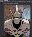 Rating: s
ID: 4880698
Date: 2024-06-26 22:21:27 -0400
Status: active
Score: 41
agua_con_hielo armor bandai_namco digimon digimon_(species) draw_over english_text green_eyes hi_res humanoid humor male meme omnimon solo text white_body post #4880698