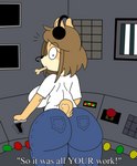 Rating: s
ID: 2733023
Date: 2021-05-09 22:00:22 -0400
Status: active
Score: 79
anthro big_breasts big_butt blue_eyes bottomwear breasts brown_hair butt canid canine canis caught_in_the_act clothed clothing curvy_figure denim denim_bottomwear denim_clothing dog_food dog_treat domestic_dog electronics female fully_clothed hair hashidoodle headgear headphones headset hi_res huge_breasts huge_butt humor jeans june_(jinu) konami lever looking_at_viewer looking_back mammal mature_anthro mature_female mira_(silent_hill) monitor pants pet_food pushbutton shiba_inu shirt silent_hill solo spitz text thick_thighs topwear voluptuous white_clothing white_shirt white_topwear wide_hips post #2733023