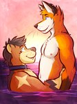 Rating: s
ID: 5652776
Date: 2025-06-19 04:23:30 -0400
Status: active
Score: 10
2024 anthro arm_tuft athletic athletic_male biceps black_nose blue_eyes brown_body brown_fur brown_hair brown_nose buckle buckled_collar canid canine cheek_tuft claws collar collar_only countershading dated duo eye_contact facial_tuft fluffy fox fur gloves_(marking) hair hi_res holding_partner hug joshuathefox looking_at_another male male/male mammal markings muscular muscular_male mustelid navel nipples nude nude_male orange_body orange_fur otter otter_(ventkazemaru) pecs romantic romantic_ambiance romantic_couple sea short_hair shoulder_tuft smile smiling_at_another smiling_at_partner snaggle_tooth star_(marking) sunset tan_body tan_fur tuft ventkazemaru water watermark whisker_spots whiskers white_body white_fur yellow_eyes post #5652776