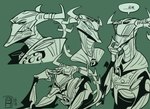 Rating: s
ID: 3650326
Date: 2022-10-26 01:01:47 -0400
Status: active
Score: 6
annoyed armor bared_teeth bionicle claws digital_drawing_(artwork) digital_media_(artwork) ellipsis english_text fingers green_background hand_on_chin horn humanoid jenareuter lego machine male mask not_furry open_mouth piraka robot rubbing_face sharp_teeth simple_background skakdi slim smile smirk solo speech_bubble spikes spikes_(anatomy) teeth text thinking thoughtful_expression zaktan post #3650326
