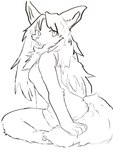 Rating: s
ID: 5502338
Date: 2025-04-13 21:28:56 -0400
Status: active
Score: 14
anthro biped black_and_white canid canine canis clothed clothing eneki_sei female full-length_portrait fur hair hi_res kemono line_art long_hair looking_at_viewer looking_back looking_back_at_viewer mammal monochrome pawpads portrait pose simple_background sitting sketch solo tail three-quarter_view wariza white_background wolf post #5502338