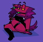 Rating: s
ID: 5652753
Date: 2025-06-19 03:52:31 -0400
Status: pending
Score: 0
4_fingers anthro black_boots black_choker black_clothing black_footwear black_jewelry black_leotard black_necklace boots bracelet breasts canid canine canis choker cleavage clothed clothing crossed_legs digital_media_(artwork) domestic_dog eye_markings eyebrows female female_anthro fingers fio_(thatkattyoinky) floppy_ears footwear freckled_face freckles fur glistening glistening_eyelids glistening_leotard glistening_nose glistening_tongue green_nose green_tongue half-closed_eyes head_tuft highlights_(coloring) jewelry leotard looking_aside lop_ears mammal markings mismatched_eyelids narrowed_eyes necklace orange_sclera purple_background purple_breasts purple_ears purple_eyebrows purple_eyelids purple_fingers purple_markings purple_tail raised_eyebrows red_body red_eyelids red_fur red_tuft shaded shoes simple_background sitting solo spiked_bracelet spikes tail thatkattyoinky thick_thighs tongue tuft post #5652753