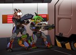 Rating: s
ID: 3605469
Date: 2022-10-04 04:15:56 -0400
Status: active
Score: 4
2014 anthro astrozerk bovid c_line_kishin caprine duo english_text female fur gekko_(character) goat green_body green_skin gun holding_gun holding_object holding_ranged_weapon holding_rifle holding_weapon kishin_(gekk0) lizard male mammal ranged_weapon reptile rifle scalie science_fiction sharp_teeth standing teeth text toothy_grin weapon white_body white_fur post #3605469