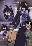 Rating: s
ID: 5592347
Date: 2025-05-23 07:49:50 -0400
Status: active
Score: 6
bed blonde_hair blue_eyes blush clawed_hands clothed clothing comic dark_hair dialogue duo english_text female furniture hair head_wings hi_res humanoid inside lace male male/female monster_girl_(genre) purple_eyes shriekingmagpie simple_background text unusual_wing_placement winged_humanoid wings post #5592347