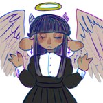 Rating: s
ID: 5561178
Date: 2025-05-09 23:05:45 -0400
Status: active
Score: 7
1:1 2020 alternative_fashion angel anthro black_clothing black_dress blush bovid bovine broken_horn brown_body brown_fur cattle claws clothed clothing cross cross_ear_piercing cross_piercing digital_media_(artwork) dress ear_piercing eyes_closed feathered_wings feathers female flat_chested front_view frown fur grey_hair grey_horn hair half-length_portrait halo hi_res hime_cut horn inverted_cross inverted_cross_ear_piercing inverted_cross_piercing lidded_eyes long_hair mammal manitka manitka_storm piercing portrait raised_arms simple_background solo tan_body tan_feathers tan_wings white_background wings post #5561178