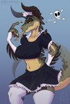 Rating: s
ID: 3191751
Date: 2022-02-23 14:14:49 -0500
Status: active
Score: 247
2022 absurd_res airfly-pony anthro big_breasts bone breasts claws clothed clothing crossbones deathclaw digital_media_(artwork) exposure_variation fallout female gradient_background hi_res legwear maid_uniform microsoft navel ray_(airfly-pony) scalie simple_background skull solo thigh_highs tongue tongue_out uniform post #3191751
