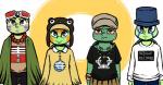 Rating: s
ID: 1385596
Date: 2017-11-23 09:37:10 -0500
Status: active
Score: 2
2017 anthro blue_eyes bodypaint bracelet clothed clothing cosplay crossover donatello_(tmnt) donut_hole_(song) english_text eyewear eyewear_on_head face_paint freckles goggles goggles_on_head green_eyes group hat headgear headwear inkyfrog jewelry leonardo_(tmnt) looking_at_viewer male michelangelo_(tmnt) necklace notched_shell raphael_(tmnt) red_eyes reptile scalie shell standing teenage_mutant_ninja_turtles text turtle vocaloid post #1385596