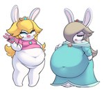 Rating: s
ID: 5638516
Date: 2025-06-12 21:17:03 -0400
Status: pending
Score: 2
2023 3_fingers anthro belly big_belly black_eyebrows blonde_hair blue_eyes bottomless bottomless_anthro bottomless_female breasts brown_hair cellphone cleavage clothed clothed_anthro clothed_female clothing colored crossover crown digital_drawing_(artwork) digital_media_(artwork) dress duo electronics english_description eyebrow_through_hair eyebrows eyelashes featureless_crotch featureless_feet feet female female_anthro fingers frown fur grey_eyelids hair hair_over_eye half-closed_eyes headgear hi_res holding_cellphone holding_object holding_phone huge_belly lagomorph light lighting lips long_ears long_hair mammal mario_bros mario_plus_rabbids_kingdom_battle mario_plus_rabbids_sparks_of_hope narrowed_eyes navel navel_outline nintendo noseless obese obese_anthro obese_female open_frown open_mouth overweight overweight_anthro overweight_female phone pink_clothing pink_lips pink_shirt pink_tongue pink_topwear princecoffeecakes pupils rabbid rabbid_peach rabbid_rosalina raving_rabbids rayman_(series) shaded shirt simple_background small_breasts smile standing tan_inner_ear teal_clothing teal_dress teeth thick_thighs tongue topwear translucent translucent_hair ubisoft white_background white_body white_fur white_pupils post #5638516