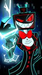 Rating: s
ID: 4346993
Date: 2023-10-11 21:18:45 -0400
Status: active
Score: 17
2021 abstract_background absurd_res ambiguous_gender antenna_wire blue_claws bow_tie claws clothed clothing digital_background electricity electricity_manipulation electronics elemental_manipulation for_a_head front_view fully_clothed grin hand_behind_back hat hazbin_hotel headgear headwear hi_res humanoid looking_at_viewer neonbot not_furry object_head portrait pose pupils red_bow_tie red_eyes red_sclera screen screen_face screen_head sharp_teeth slit_pupils small_waist smile solo standing suit_jacket teeth television television_antenna three-quarter_portrait top_hat tv_head vox_(hazbin_hotel) post #4346993