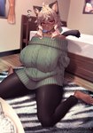 Rating: s
ID: 3140924
Date: 2022-01-25 00:04:31 -0500
Status: active
Score: 142
5_fingers 5_toes animal_humanoid bare_shoulders barefoot bed big_breasts biped black_body black_bottomwear black_clothing black_ears black_fur black_pants black_tail blonde_hair bottomwear breasts brown_body brown_skin cable_knit_jersey cat_humanoid clothed clothing curtains curvy_figure dark_body dark_skin detailed_background digital_media_(artwork) eyelashes feet felid felid_humanoid feline feline_humanoid female fingers front_view full-length_portrait fur furniture glistening glistening_body glistening_hair glistening_skin green_clothing green_sweater green_topwear hair huge_breasts humanoid humanoid_feet humanoid_hands inner_ear_fluff inside jewelry long_hair looking_at_viewer mammal mammal_humanoid mature_female mature_humanoid monotone_body monotone_fur monotone_hair monotone_tail necklace nekoarashi off_shoulder on_ground open_mouth open_smile oversized_clothing oversized_topwear overweight overweight_female overweight_humanoid pants pink_inner_ear plantigrade portrait red_eyes ribbed_clothing ribbed_sweater rug shaded shy sitting smile solo sweater tail thick_thighs three-quarter_view toes topwear tuft voluptuous white_inner_ear_fluff window yoga_pants post #3140924