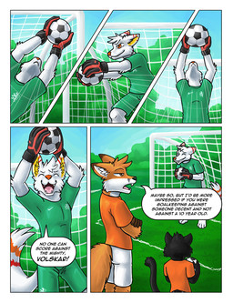 Rating: s
ID: 705612
Date: 2015-08-09 16:10:34 -0400
Status: active
Score: 9
anthro ball black_body black_fur canid canine canis clothing comic domestic_cat embarrassed english_text felid feline felis fluffy fluffy_tail fox fur goalkeeper grass group handwear happy hi_res holding_ball holding_object humor jersey mammal net orange_body orange_eyes orange_fur orange_nose outside plant shirt sky soccer soccer_ball sport stripes tail text thekc topwear volskar white_body white_fur wolf young post #705612