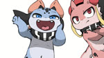 Rating: s
ID: 4438576
Date: 2023-11-26 22:29:51 -0500
Status: active
Score: 91
16:9 ambiguous_gender animated anthro beret blonde_hair blue_body clothing countershading crossed_arms doneru dragon eyewear fangs flower gesture gidoniko_(doneru) glasses green_body group hair hand_gesture hat head_markings headgear headwear hi_res horn looking_at_viewer markings mostly_nude mythological_creature mythological_scalie mythology navel neneruko_(doneru) no_sound one_eye_closed plant red_body scalie scarf short_playtime simple_background smile sunyruko_(doneru) teeth timuniko_(doneru) v_sign waving webm white_background widescreen wink winking_at_viewer yellow_body young young_ambiguous young_anthro post #4438576