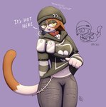 Rating: s
ID: 3599964
Date: 2022-10-01 17:55:37 -0400
Status: active
Score: 108
2022 anthro artist_name arzy_parzy bandolier beanie bedroom_eyes belt_collar black_beanie black_body black_clothing black_eyeshadow black_fur black_hat black_headwear black_hoodie black_nose black_topwear bodily_fluids bottomwear breasts calico_cat caption chibi clothed clothing clothing_lift collar collar_tag denim denim_bottomwear denim_clothing describing_temperature dialogue domestic_cat ear_piercing english_text epic_games eyeshadow felid feline felis female feral feralized fish_hook fish_hook_piercing fortnite fur hat headgear headwear hi_res holding_clothing holding_object holding_topwear hoodie hook jeans jewelry leather leather_collar long_sleeves looking_at_viewer makeup mammal medium_breasts meow_skulls midriff mottled multicolored_body multicolored_fur narrowed_eyes navel necklace open_mouth open_smile orange_body orange_fur pants piebald piercing portrait print_clothing print_hoodie print_topwear purple_background raised_tail sardine_tin seductive shaded shirt shirt_lift simple_background small_nose smile soft_shading solo striped_sleeves sweat tail talking_to_viewer text thick_thighs three-quarter_portrait topwear torn_bottomwear torn_clothing torn_jeans torn_pants torn_topwear undershirt wallet_chain white_body white_fur yellow_eyes post #3599964