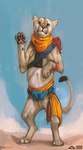 Rating: s
ID: 5344418
Date: 2025-02-01 10:54:12 -0500
Status: active
Score: 28
blue_background clothed clothed_feral clothing cosmiclife felid female feral fur gradient_background hi_res lion looking_at_viewer mammal on_hind_legs orange_eyes pantherine shakura_(cosmiclife) simple_background solo standing_upright tan_body tan_fur tools post #5344418