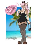 Rating: s
ID: 3493591
Date: 2022-08-07 21:15:13 -0400
Status: active
Score: 18
5:6 absurd_res accessory anthro bag beach bodily_fluids bracelet claws clothing deer describing_temperature dialogue dress fanning fanning_self female frenhm freyja_(frenhm) hair_accessory hairclip heat_(temperature) hi_res jewelry legwear mammal necklace purse ring seaside solo sweat sweatdrop teeth thigh_highs post #3493591
