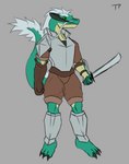 Rating: s
ID: 3423979
Date: 2022-07-02 13:40:18 -0400
Status: active
Score: 13
2022 2_horns 3_toes 5_fingers absurd_res accessory anthro asian_mythology athletic athletic_anthro athletic_male bandage bandaged_leg biped blossoms bottomwear clothing dragon east_asian_mythology eastern_dragon feet fingers flower flower_in_hair gloves green_eyes grove_(game) grove_(regalbuster) hair hair_accessory handwear hi_res horn katana loincloth long_tail male melee_weapon mythological_creature mythological_scalie mythology petals plant platemail scalie shin_guards shirt shorts solo sword tail teal_body teal_scales testowepiwko toes topwear tunic weapon white_hair post #3423979