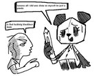 Rating: s
ID: 4820091
Date: 2024-05-31 22:00:43 -0400
Status: active
Score: 116
4chan_anon adolescent adult_swim anonymous_artist anthro bear black_and_white bodily_fluids body_writing cartoon_network crossover duo english_text female gesture giant_panda hand_gesture human humanoid humor male mammal meme monochrome nervous nervous_smile paper paper_creature parody pencil_(object) pointing pointing_at_another profanity rotoscope_guy shading_eyes shitpost simple_background sketch smiling_friends sweat sweatdrop teri_(tawog) text the_amazing_world_of_gumball white_background young post #4820091