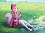 Rating: s
ID: 5542994
Date: 2025-05-01 23:39:02 -0400
Status: active
Score: 9
absurd_res accessory anthro barefoot beanie bottomwear breeze building canid canine chest_tuft clip_accessory clothing cloud countryside crop_top detailed_background digitigrade eyelashes eyes_closed feet female field field_background fingerless_gloves flower fox gloves grass grass_field grin hair hair_accessory hairclip handwear hat headgear headwear hi_res highlights_(coloring) house jewelry korinna_(dangerdash05) long_sleeves mammal mendalina nature navel necklace orange_hair pathway pattern_clothing plant pleated_skirt purple_body raised_hand relaxing rock scenery shirt shoeless shorts sitting sitting_on_grass sitting_on_ground skirt sky slim smile solo spandex spandex_shorts striped_clothing stripes tail tight_bottomwear tight_clothing tight_shorts topwear tree tuft twintails_(hairstyle) post #5542994