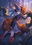 Rating: s
ID: 5365657
Date: 2025-02-11 05:02:55 -0500
Status: active
Score: 220
4_toes 5_fingers accessory anthro barefoot belt big_ears black_eyes black_hair breasts brown_belt brown_body brown_fur brown_hair brown_tail butt canid canine claws clothed clothed_anthro clothed_female clothing countershade_feet countershade_fur countershade_legs countershading dipstick_tail dress ears_back feather_in_hair feet female female_anthro fingers fluffy fluffy_tail fox full-length_portrait fur grass grey_body grey_fur grey_inner_ear grey_inner_ear_fluff grey_nose grey_tuft hair hair_accessory hi_res hindpaw hioshiru humanoid_hands inner_ear_fluff kneeling light lighting long_tail looking_back loose_feather mammal markings multicolored_body multicolored_fur multicolored_hair orange_body orange_fur orange_hair orange_tail outside pawpads paws pink_pawpads pivoted_ears plant portrait purple_clothing purple_dress rear_view solo tail tail_markings three-quarter_view toe_claws toes torn_clothing torn_dress tuft white_body white_claws white_countershading white_fur white_markings white_sclera white_tail_tip post #5365657
