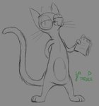Rating: s
ID: 5648377
Date: 2025-06-17 09:51:12 -0400
Status: active
Score: 1
anthro blossom_(fetch_with_ruff_ruffman) digital_media_(artwork) domestic_cat eyewear felid feline felis female fetch!_with_ruff_ruffman glasses grey_background hi_res looking_at_viewer mammal pbs simple_background sketch solo tail text trixietoons whiskers post #5648377
