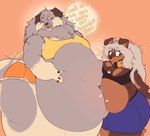 Rating: s
ID: 3976021
Date: 2023-04-06 17:07:08 -0400
Status: active
Score: 76
anthro belly belly_size_difference belly_to_belly big_belly blush bottomwear breasts canid canine canis clothed clothing crop_top digital_media_(artwork) domestic_dog duo english_text eyes_closed fat_arms female heart_symbol hi_res huge_belly kybs_(milkboners) larger_anthro larger_female mammal markings milkboners mole_(marking) morbidly_obese morbidly_obese_anthro morbidly_obese_female nap_(milkboners) navel neck_tuft obese obese_anthro obese_female open_mouth overweight overweight_anthro overweight_female shirt shorts size_difference smaller_anthro smaller_female tank_top text topwear tuft post #3976021