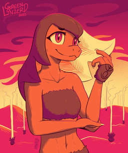 Rating: s
ID: 5745659
Date: 2025-07-30 21:04:42 -0400
Status: active
Score: 8
2025 alien alien_planet anthro artfight breasts conditional_dnp dreamkeepers female frill_(anatomy) greenlinzerd hair hi_res lizard medium_breasts navel non-mammal_breasts non-mammal_navel orange_body pink_eyes pseudo_hair reptile restricted_palette scalie signature smile solo tattoo touching_hair tribal tribal_clothing post #5745659
