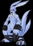 Rating: s
ID: 180106
Date: 2011-11-29 15:15:35 -0500
Status: active
Score: -1
alpha_channel bandai_namco belt black_sclera blue_body blue_fur claws cookieasylum digimon digimon_(species) fangs fur gazimon_x lagomorph male mammal multi_tail red_eyes sabertooth_(anatomy) simple_background solo tail teeth transparent_background x-digimon post #180106