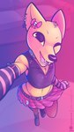 Rating: s
ID: 3232592
Date: 2022-03-20 00:18:10 -0400
Status: active
Score: 626
absurd_res alternative_fashion anarchy_symbol anthro armwear belt bottomwear bottomwear_pull canid canine clothed clothing clothing_pull collar crop_top crossdressing femboy fishnet_clothing fox gregg_lee hi_res jacket legwear male mammal melangetic midriff navel night_in_the_woods one_eye_closed pattern_bottomwear pattern_clothing pattern_skirt piercing pink_body pink_skin punk selfie sharkle_(nitw) shirt skimpy skirt skirt_pull solo striped_bottomwear striped_clothing striped_skirt stripes thong thong_straps tights topwear underwear wide_hips wink zipper zipper_topwear post #3232592