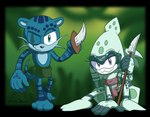 Rating: s
ID: 4914122
Date: 2024-07-12 03:12:53 -0400
Status: active
Score: 5
2024 2_toes 3_toes abyss_the_squid alpha_channel anthro archie_comics arm_tattoo barefoot biped black_nose blue_body bottomwear breasts cephalopod clothing coleoid countershade_face countershade_torso countershading day decapodiform duo eye_scar facial_scar feet female front_view head_tattoo hi_res holding_knife holding_melee_weapon holding_object holding_polearm holding_spear holding_weapon knife leg_tattoo loincloth looking_at_viewer male mammal mantle_(mollusk) marine melee_weapon missing_eye mollusk multicolored_body mustelid non-mammal_breasts otter outside paws plantigrade polearm scar sega shadowwalk smile smirk sonic_the_hedgehog_(archie) sonic_the_hedgehog_(comics) sonic_the_hedgehog_(series) spear squid tattoo toes tribal tribal_tattoo two_tone_body weapon whiskers white_body post #4914122