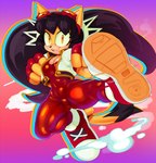 Rating: s
ID: 3950706
Date: 2023-03-24 17:53:22 -0400
Status: active
Score: 48
abs absurd_res anthro arina_makihara big_hands black_hair bodysuit breasts cashumeru cleavage clothed clothing cosplay domestic_cat dust_cloud eyewear featureless_crotch felid feline felis female fingerless_gloves footwear fur gloves goggles hair handwear hi_res honey_the_cat jacket kick mammal muscular muscular_female navel red_clothing sega sharp_teeth shoes skinsuit solo sonic_the_fighters sonic_the_hedgehog_(series) sunsoft teeth thick_thighs tight_clothing topwear twintails_(hairstyle) waku_waku_7 yellow_body yellow_fur post #3950706