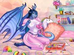 Rating: s
ID: 3757469
Date: 2022-12-18 09:06:37 -0500
Status: active
Score: 19
anthro athletic bed bedroom big_breasts blue_body blue_hair blue_scales book breasts clothing dragon dragon_wings eliana-asato ena_(eliana) female furniture green_eyes hair lamp lava_lamp long_hair multicolored_hair mythological_creature mythological_scalie mythology pajamas pink_clothing scales scalie sewing slinky solo tail text text_on_clothing three-quarter_view toy post #3757469