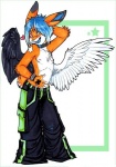 Rating: s
ID: 191037
Date: 2012-01-26 21:34:44 -0500
Status: active
Score: 18
5_fingers anthro bare_chest black_bottomwear black_clothing black_collar black_markings black_pants black_wings black_wristband blue_hair blue_nose blue_tongue bottomwear cargo_pants clothed clothing collar collarbone feathered_wings feathers fingers fluffy fluffy_tail front_view full-length_portrait fur glamfur green_bottomwear green_clothing green_pants hair heart_symbol lagomorph looking_at_viewer male mammal markings mismatched_wings multicolored_body multicolored_bottomwear multicolored_clothing multicolored_fur multicolored_hair open_mouth orange_body orange_fur orange_tail pants portrait rave_pants roum_(character) skvader snout solo standing star straight_edge studded_collar studded_wristband studs tail tongue topless two_tone_body two_tone_bottomwear two_tone_clothing two_tone_fur two_tone_hair two_tone_pants two_tone_tail white_body white_fur white_hair white_tail white_wings wings wristband zeriara post #191037
