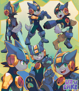 Rating: s
ID: 3035164
Date: 2021-11-20 11:11:53 -0500
Status: active
Score: 65
alternate_species anthro anthrofied arm_cannon armor boots brown_pawpads canid canine capcom clothing footwear fur furrification green_eyes green_pawpads headgear helmet male mammal mega_man_(series) mega_man_battle_network megaman.exe melee_weapon multiple_poses net_navi open_mouth open_smile pawpads pose shoes signature skinsuit smile solo sword teeth tight_clothing tongue uzucake weapon post #3035164