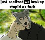 Rating: s
ID: 5612337
Date: 2025-05-31 19:34:45 -0400
Status: active
Score: 75
2025 anthro anthro_on_anthro beastars bird_dog blep blurred_background blush canid canine canis casssenpaii chain_necklace clothed clothing domestic_dog draw_over duo english_text eyebrows eyes_closed fur humor hunting_dog jack_(beastars) jewelry labrador legoshi_(beastars) male male/male mammal meme necklace nuzzling outside plant profanity reaction_image retriever shirt smile standing text the_truth tongue tongue_out topwear tree tuft wolf post #5612337
