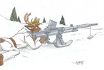 Rating: s
ID: 4580176
Date: 2024-02-05 14:17:12 -0500
Status: active
Score: 8
2024 anthro antlers barefoot brown_body brown_eyes clothed clothing deer feet finland gun hat headgear headwear holding_gun holding_object holding_ranged_weapon holding_rifle holding_weapon horn lahti_l-39 lying maarku_(rabbi-tom) male mammal new_world_deer on_front outside plant rabbi-tom ranged_weapon reindeer rifle solo tree weapon white_clothing winter post #4580176