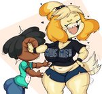 Rating: s
ID: 2573674
Date: 2021-01-16 03:50:42 -0500
Status: active
Score: 109
2021 animal_crossing anthro band-aid bandage belly big_breasts blonde_hair bottomwear breasts bully bullying canid canine canis cleavage clothed clothing collar cushion_(purpsyoshi) domestic_dog dominant dominant_female duo english_text female fur hair hand_on_hip heart_symbol hi_res human isabelle_(animal_crossing) larger_anthro larger_female male mammal midriff navel nintendo open_mouth potbelly purple_yoshi_draws sharp_teeth shih_tzu shirt short_stack short_tail shorts size_difference smaller_human smaller_male tail tail_motion tailwag teeth text text_on_clothing text_on_shirt text_on_topwear thick_thighs topwear toy_dog villager_(animal_crossing) wide_hips yellow_body yellow_fur post #2573674