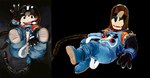 Rating: s
ID: 5435076
Date: 2025-03-15 14:44:41 -0400
Status: active
Score: 8
animal_crossing anthro armor blue_body blue_fur clothed clothing countershading digital_media_(artwork) fangs felid feline floating fur gesture headgear helmet in_space looking_ahead looking_aside looking_through looking_through_legs male mammal multiple_images nintendo open_mouth pose qs75834_(artist) rover_(animal_crossing) smile smiling_at_viewer space space_helmet spacesuit tail teeth tether tethered waving waving_at_viewer white_body white_fur post #5435076