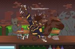 Rating: s
ID: 5587452
Date: 2025-05-21 00:30:16 -0400
Status: active
Score: 2
2025 alcohol aliasing anthro aseprite_(artwork) bar beverage blush booth_seating brick_wall brown_body brown_fur brown_hair brown_inner_ear brown_nose bubble burger clothed clothing container cropped_jacket cup detailed_background digital_drawing_(artwork) digital_media_(artwork) domestic_cat drinking_glass drunk drunk_bubble dyyrlysh ear_piercing ear_stud felid feline felis fishnet_crop_top food fur furniture glass glass_container glass_cup group hair half-closed_eyes hi_res hiccuping holding_beverage holding_burger holding_food holding_glass holding_object industrial_piercing inside jewelry lake_(resistantlake) looking_at_viewer male mammal narrowed_eyes navel necklace nonbinary_(lore) open_mouth piercing question_mark receipt shaded short_hair solo_focus star_trek substance_intoxication table tail tongue wall_(structure) yellow_blush yellow_eyes yellow_tongue post #5587452