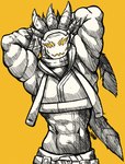 Rating: s
ID: 5586147
Date: 2025-05-20 14:12:21 -0400
Status: active
Score: 4
absurd_res anthro clothed clothing cybernetics cyborg fur hands_behind_head hatching_(art) head_tuft hi_res jwbash looking_at_viewer machine male male_anthro markings muscular muscular_anthro muscular_male pose protogen robot_anthro shaded sketch smile smirk solo tail tail_tuft tuft post #5586147