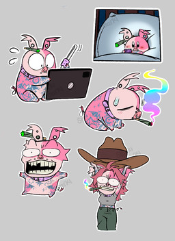 Rating: s
ID: 5767507
Date: 2025-08-09 15:46:27 -0400
Status: active
Score: 3
angelbite_piercing anthro cellphone chibi collar domestic_pig drawing_tablet drugs ear_piercing electronics eyes_closed facial_piercing female feral full_body_tattoo gauged_ear grey_background hair hi_res lip_piercing mammal marijuana marijuana_blunt nonbinary_(lore) nose_piercing nose_ring phone piercing pink_body pink_hair pink_skin ring_piercing simple_background smartphone smoking smoking_marijuana sparkibarki stud_piercing suid suine sus_(pig) tattoo wide_eyed post #5767507