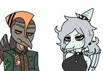 Rating: s
ID: 4975497
Date: 2024-08-09 21:16:25 -0400
Status: active
Score: 21
anthro back_wings blue_body brother_(lore) brother_and_sister_(lore) cavemanon_studios choker clothed clothing collared_shirt dress_shirt duo fang_(gvh) female goodbye_volcano_high grey_hair hair jewelry makeup male naser_(gvh) necklace orange_eyes prehistoric_species pterodactylus pterosaur reptile scalie scar shirt short_hair sibling_(lore) simple_background sister_(lore) snoot_game style_emulation the_coffin_of_andy_and_leyley tied_hair topwear unknown_artist white_background wings yellow_eyes post #4975497