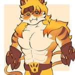 Rating: s
ID: 5146172
Date: 2024-10-29 00:08:41 -0400
Status: active
Score: 28
1:1 :3 abs anthro belt claws epic_games fangs felid fortnite hair hi_res kyroshiba long_hair looking_at_viewer male mammal marvel meowscles meowtooth mullet muscular muscular_anthro muscular_male pecs prehistoric_species saber-toothed_tiger sabertooth_(anatomy) solo teeth post #5146172