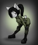 Rating: s
ID: 4394224
Date: 2023-11-04 16:55:28 -0400
Status: active
Score: 24
2023 5_fingers anthro big_breasts black_boots black_clothing black_footwear black_gloves black_hair black_handwear boots bottomwear breasts clothed clothing domestic_cat exposure_variation felid feline felis female fingers footwear fur gloves green_bottomwear green_clothing green_pants green_topwear grey_body grey_eyes grey_fur hair handwear leaning leaning_forward legwear looking_at_viewer mammal pants s.t.a.l.k.e.r. sandwich-anomaly shoes simple_background slim solo tail topwear vanessa_(sandwich-anomaly) whiskers post #4394224